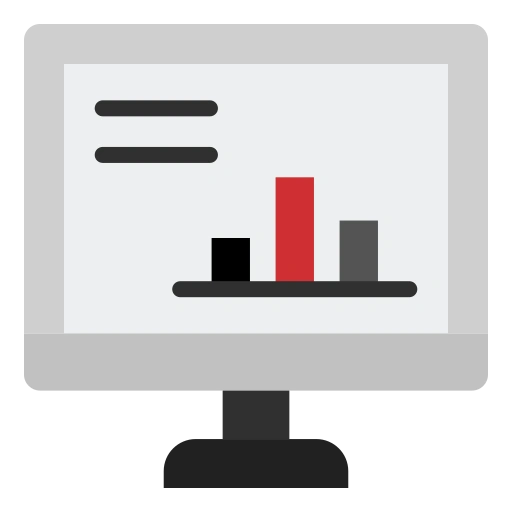 data red gray black icon